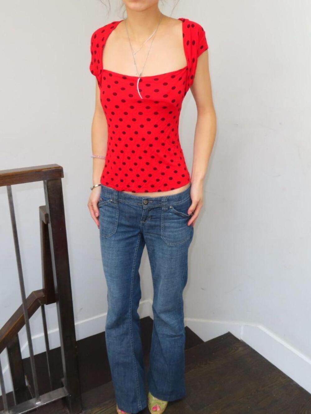 Papaya Women's Red and Multi Shirt